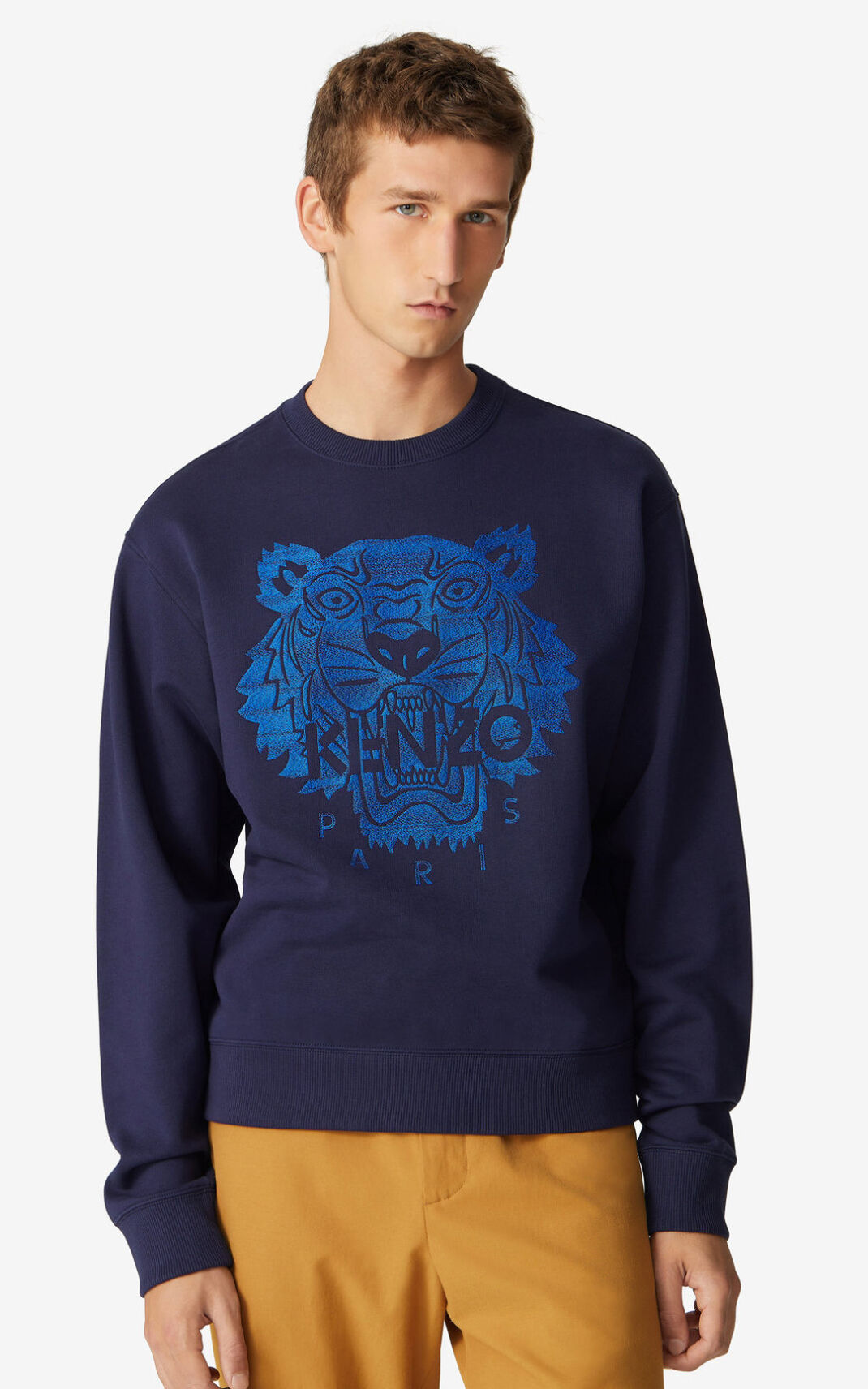 Kenzo Tiger Melegítő Felső Férfi Sötétkék Kék | ID.405889